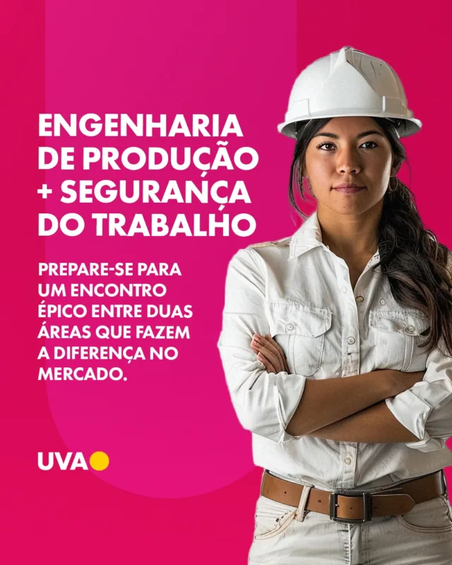 Se você achava que otimização e segurança não se misturavam, está na hora de rever seus conceitos. Conheça a história de sucesso de quem uniu essas duas áreas e mudou o jogo! 🚀 Quer fazer parte desse time? Venha para a UVA e descubra como uma segunda graduação pode transformar sua carreira!

#EngenhariaDeProdução #SegurançaDoTrabalho #Carreira #Educação #UVA #SeuFuturoAqui